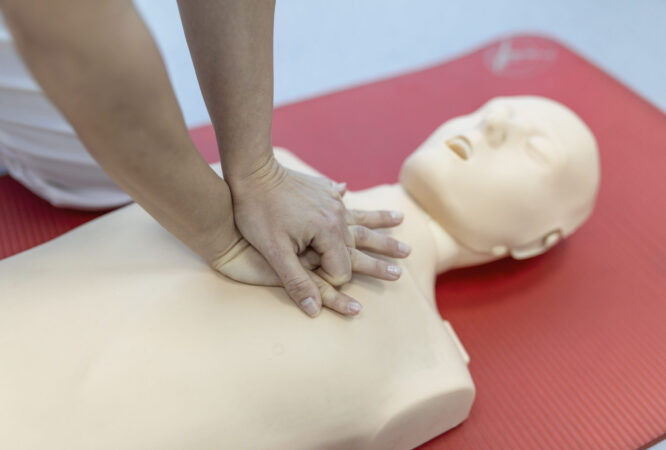CPR class with